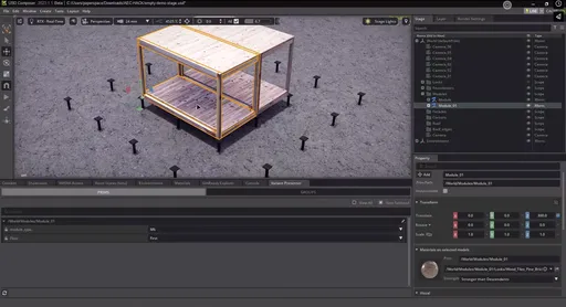 Creatomus Omniverse (video from AEC hackathon)